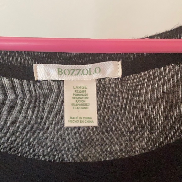 Bozzolo | Black lightweight long sleeve tee - Picture 2 of 2